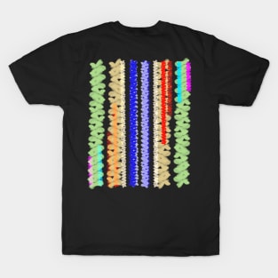 abstract stripes pattern T-Shirt